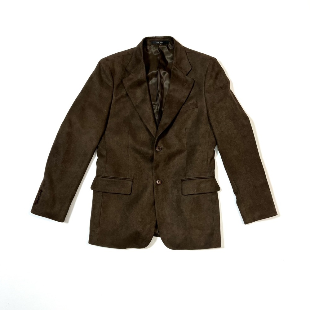 Mens blazer - 38 suede with cord undercollar and cuffs. Sweet Blazer!!